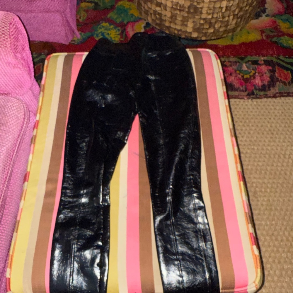 SPANX Shiny Black Leggings